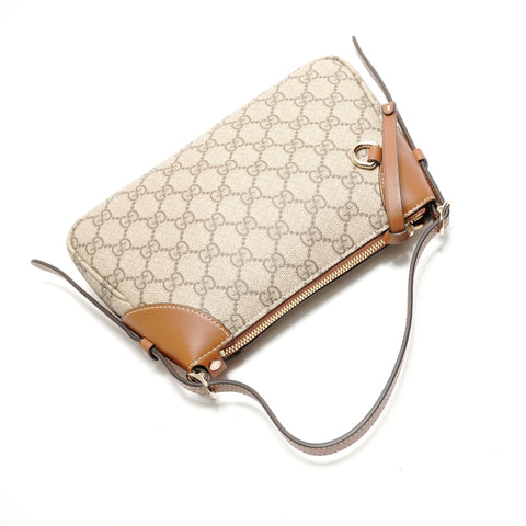 GUCCI GG Emblem Supreme Kleine Umhängetasche beige WS29045