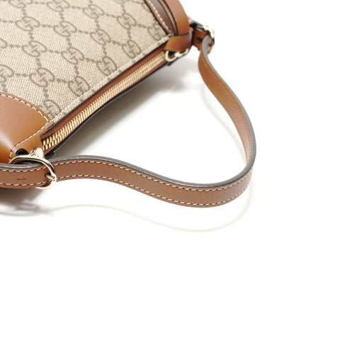 GUCCI GG Emblem Supreme Kleine Umhängetasche beige WS29045