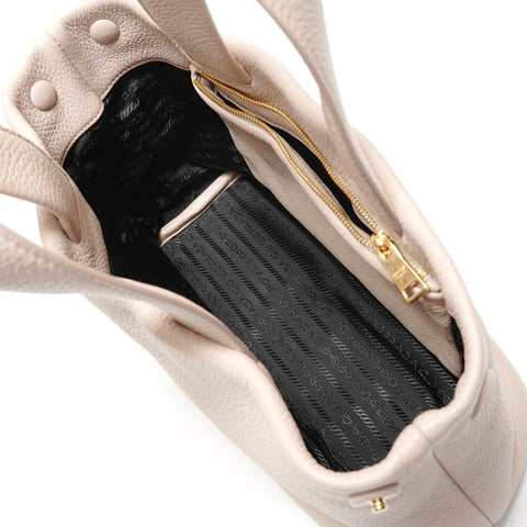 PRADA Vitello Daino Mini Tote Handtasche beige WS29046