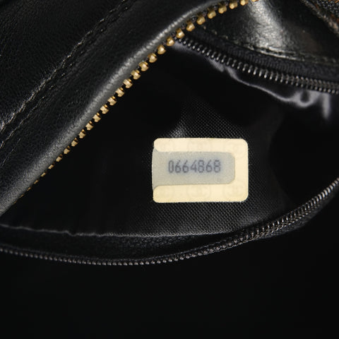 CHANEL Series 0, 1985-1986, Lambskin with Fringe Shoulder Bag black WS29047