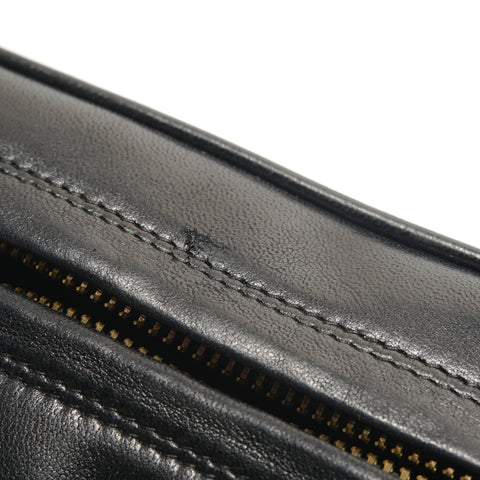CHANEL Series 0, 1985-1986, Lambskin with Fringe Shoulder Bag black WS29047
