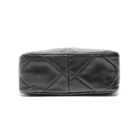CHANEL Series 0, 1985-1986, Lambskin with Fringe Shoulder Bag black WS29047