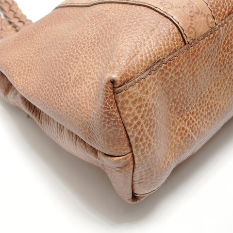 GUCCI Shima Bambus-Einkaufstasche Braun WS29049