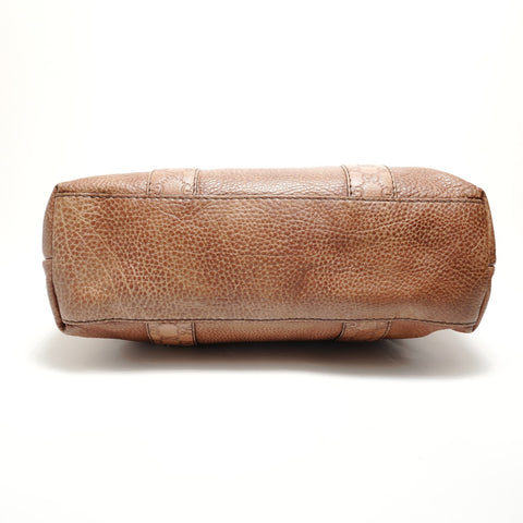 GUCCI Shima Bambus-Einkaufstasche Braun WS29049