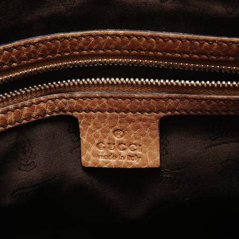 GUCCI Shima Bambus-Einkaufstasche Braun WS29049
