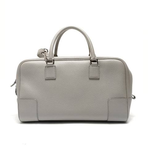 LOEWE Amazona 28 2WAY 皮革手提包 灰色 WS29051