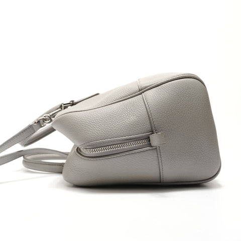 LOEWE Amazona 28 2WAY 皮革手提包 灰色 WS29051