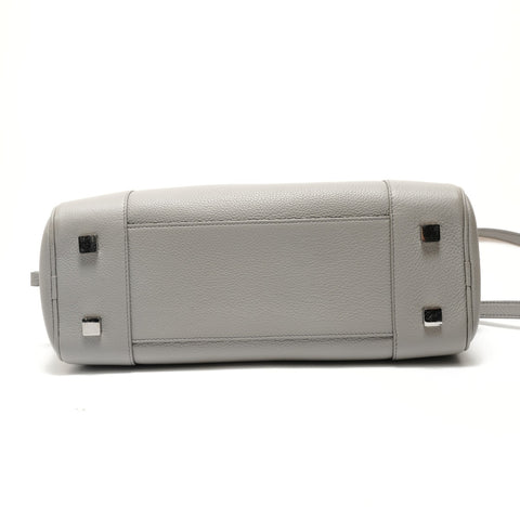 LOEWE Amazona 28 2WAY 皮革手提包 灰色 WS29051