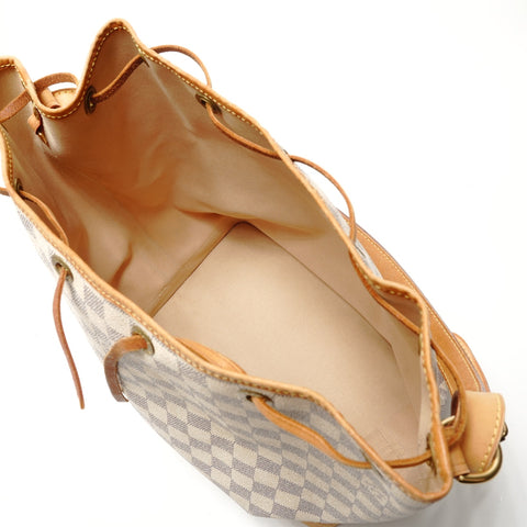 LOUIS VUITTON Noé Damier Azur N42222 Shoulder Bag white WS29056