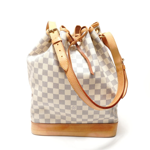 LOUIS VUITTON Noé Damier Azur N42222 Shoulder Bag white WS29056