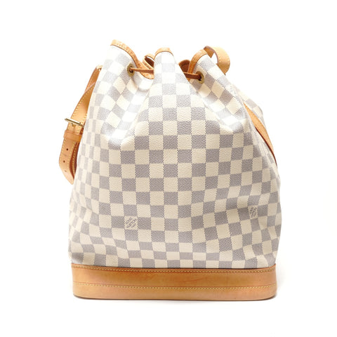 LOUIS VUITTON Noé Damier Azur N42222 Shoulder Bag white WS29056