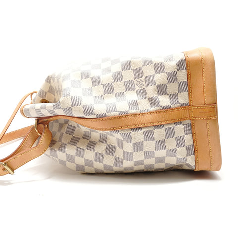 LOUIS VUITTON Noé Damier Azur N42222 Shoulder Bag white WS29056