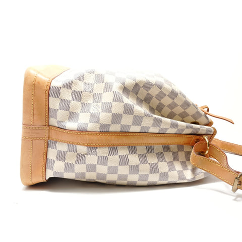 LOUIS VUITTON Noé Damier Azur N42222 Shoulder Bag white WS29056