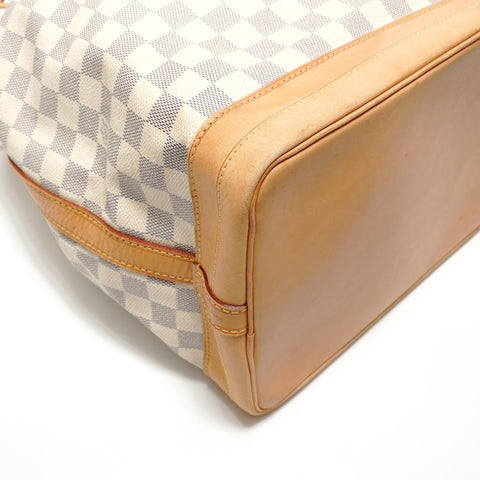 LOUIS VUITTON Noé Damier Azur N42222 Shoulder Bag white WS29056