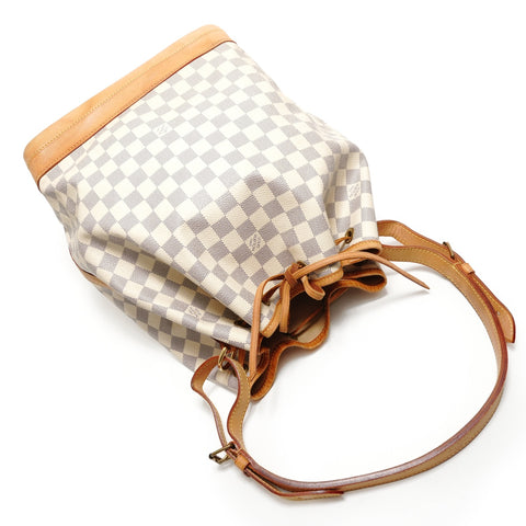 LOUIS VUITTON Noé Damier Azur N42222 Shoulder Bag white WS29056