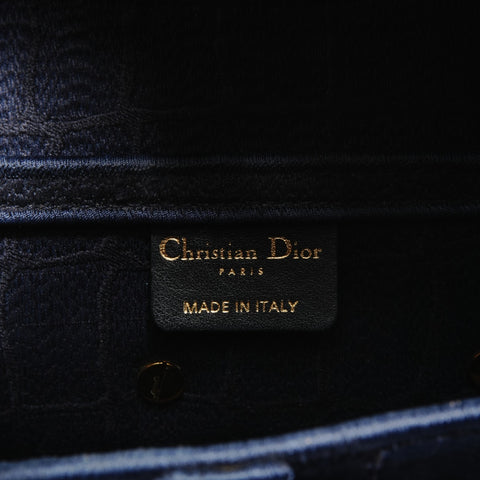 Christian Dior 马鞍包 一根腰带丝绒单肩包 海军蓝 WS29058