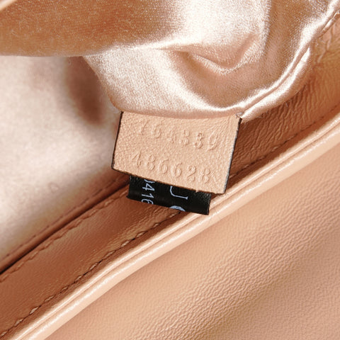 GUCCI horsebit leather Shoulder Bag pink WS29067