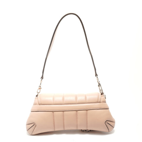 GUCCI horsebit leather Shoulder Bag pink WS29067