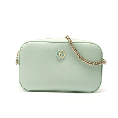 GUCCI Super Mini Marmont GG Shoulder Bag green WS29070