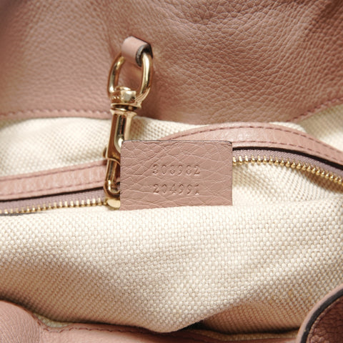 GUCCI Soho Interlocking G Chain Tote Bag pink WS29071