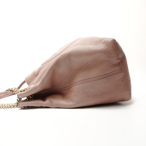GUCCI Soho Interlocking G Chain Tote Bag pink WS29071