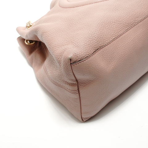 GUCCI Soho Interlocking G Chain Tote Bag pink WS29071