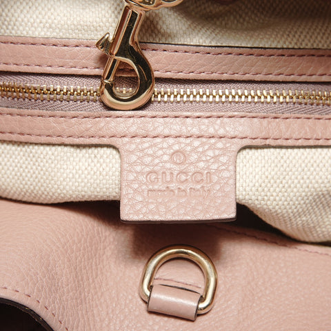 GUCCI Soho Interlocking G Chain Tote Bag pink WS29071