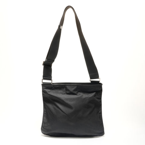 PRADA Triangle logo Shoulder Bag black WS29073
