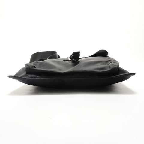 PRADA Triangle logo Shoulder Bag black WS29073