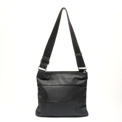 PRADA Triangle With logo Shoulder Bag black WS29075