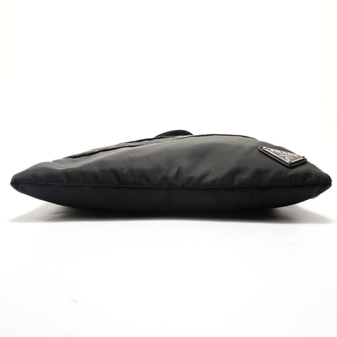 PRADA Triangle With logo Shoulder Bag black WS29075