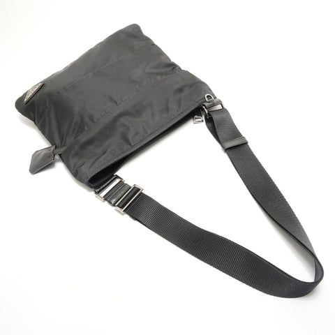 PRADA Triangle With logo Shoulder Bag black WS29075