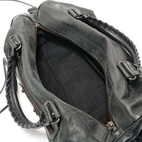 BALENCIAGA The Twiggy 2-Way Leather Handbag black WS29078