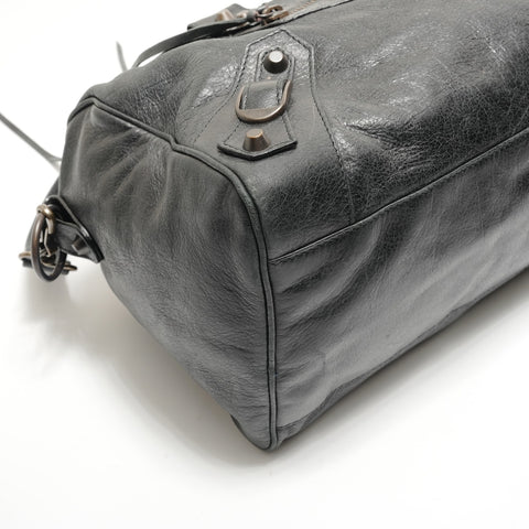 BALENCIAGA The Twiggy 2-Way Leather Handbag black WS29078