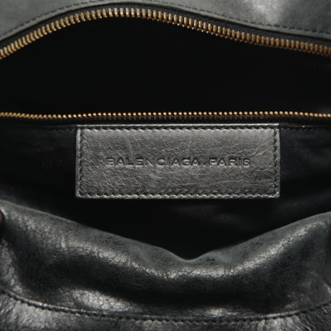 BALENCIAGA The Twiggy 2-Way Leather Handbag black WS29078