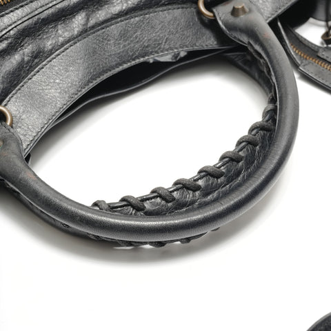 BALENCIAGA The Town 2WAY Leather Bag 240579 Handbag black WS29079