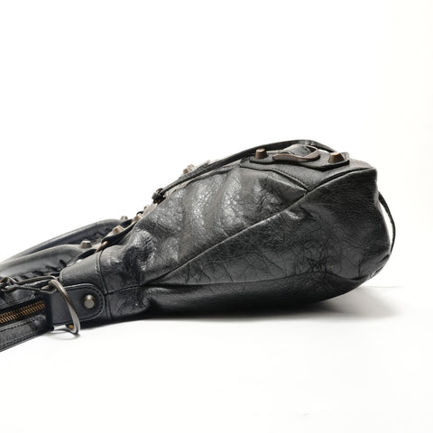 BALENCIAGA The Town 2WAY Leather Bag 240579 Handbag black WS29079