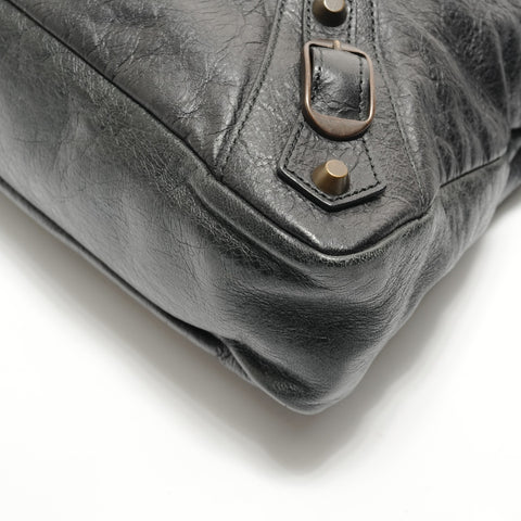 BALENCIAGA The Town 2WAY Leather Bag 240579 Handbag black WS29079