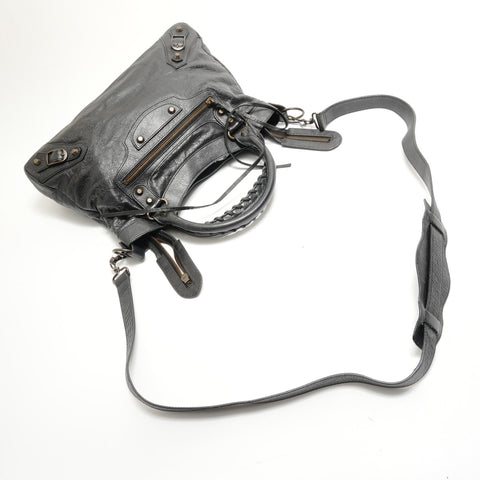 BALENCIAGA The Town 2WAY Leather Bag 240579 Handbag black WS29079