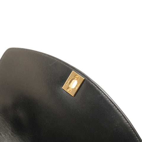CHANEL Matelassé Diana 23 Lambskin Shoulder Bag black WS29082