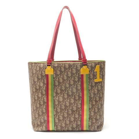 Christian Dior Rasta Trotter Tote Bag Brown WS29083