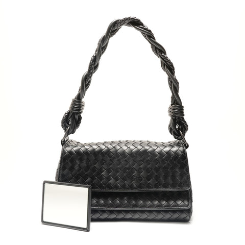 BOTTEGAVENETA INTRECCIATO Shoulder Bag black WS29084