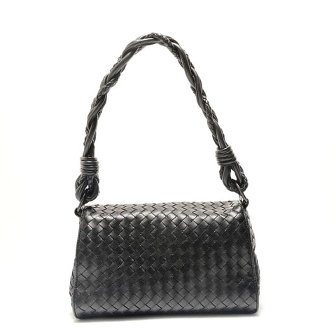 BOTTEGAVENETA INTRECCIATO Shoulder Bag black WS29084