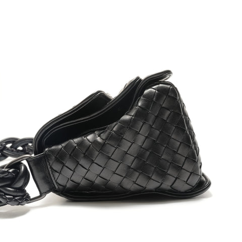 BOTTEGAVENETA INTRECCIATO Shoulder Bag black WS29084