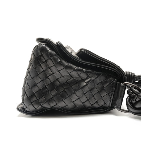 BOTTEGAVENETA INTRECCIATO Shoulder Bag black WS29084