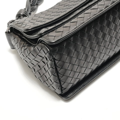 BOTTEGAVENETA INTRECCIATO Shoulder Bag black WS29084