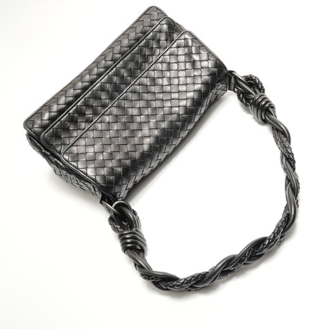 BOTTEGAVENETA INTRECCIATO Shoulder Bag black WS29084