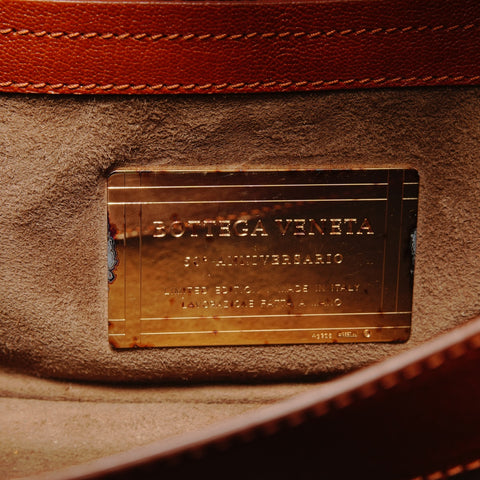 BOTTEGAVENETA City Knot 50th Anniversary BRW Butterfly Shoulder Bag Brown WS29085