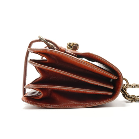 BOTTEGAVENETA City Knot 50th Anniversary BRW Butterfly Shoulder Bag Brown WS29085
