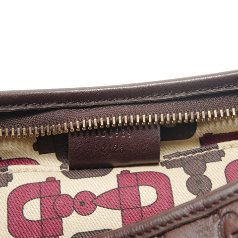 GUCCI GG canvas Abbey Shoulder Bag Brown WS29086